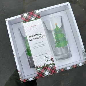 NEW: Christmas Tree Glass Set